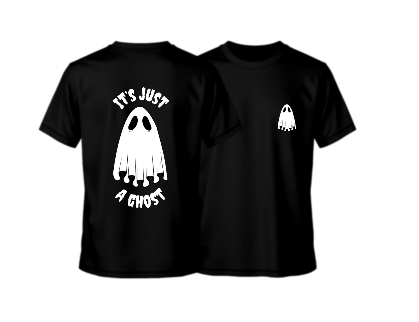 T-shirt Noir Ghost Unisexe