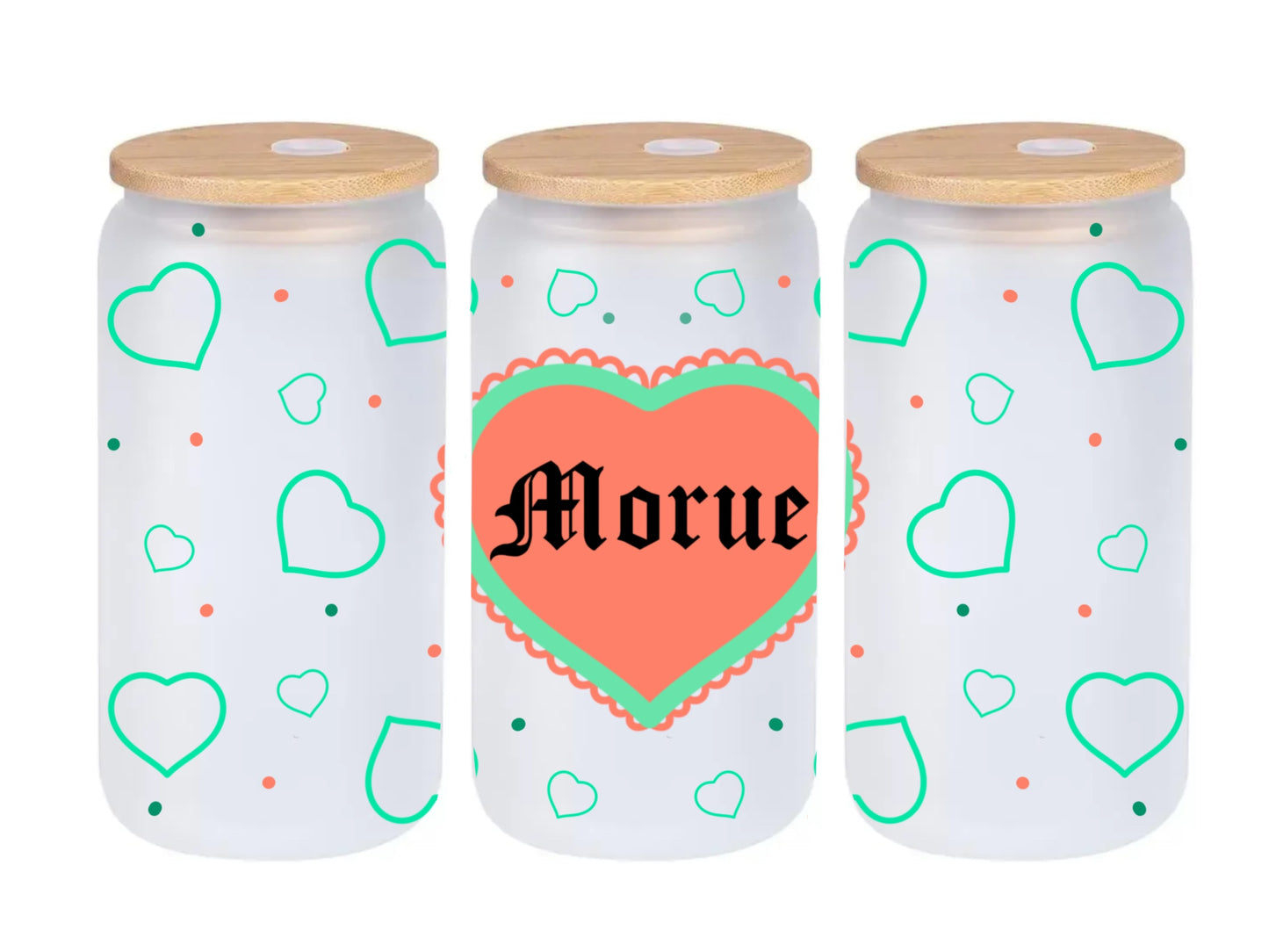 Verre avec paille Morue