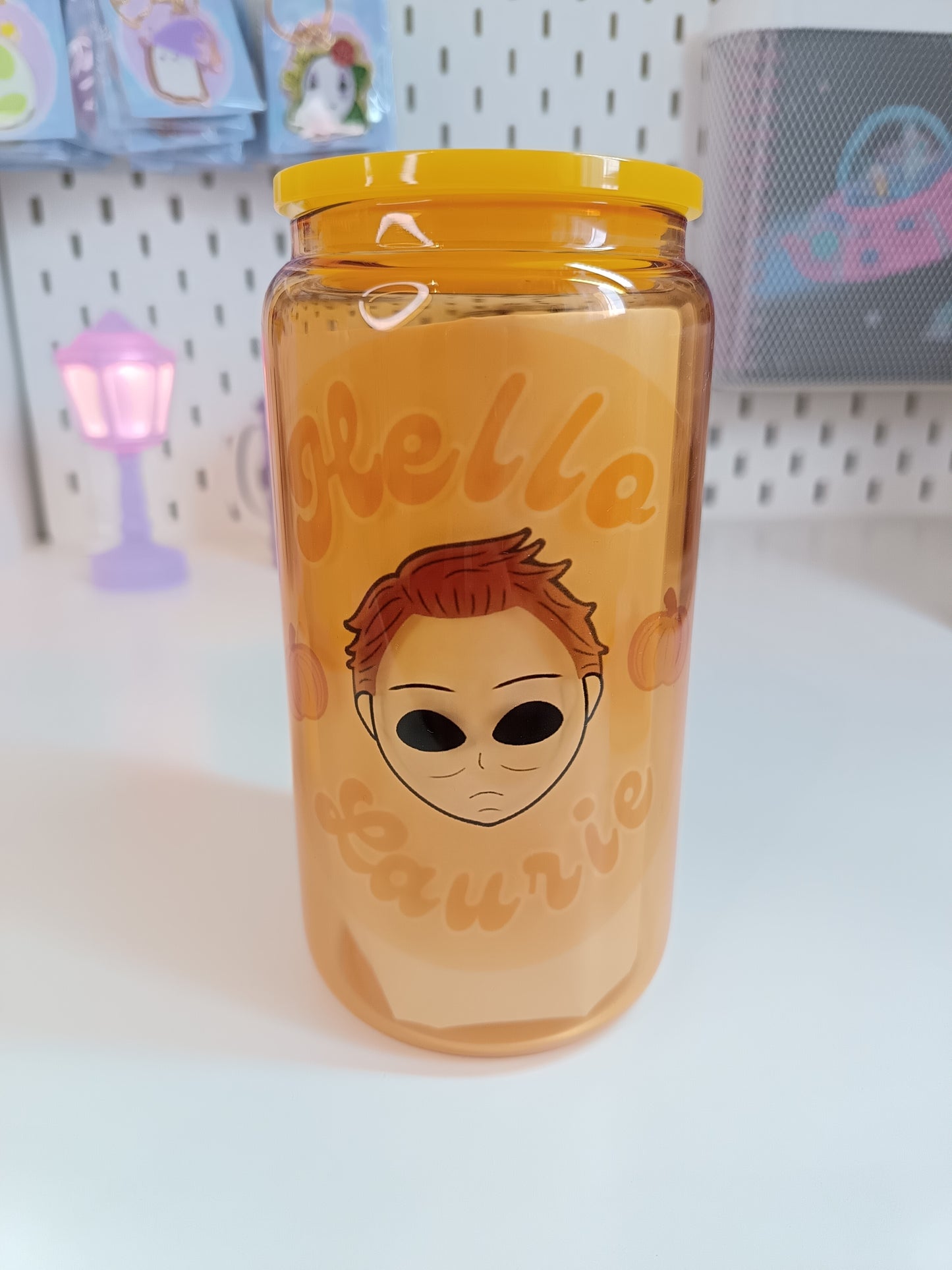Verre Michael Myers orange
