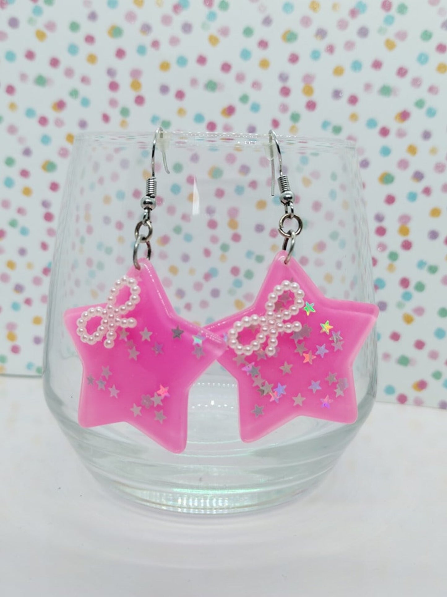 Boucles d’oreilles étoiles kawaii