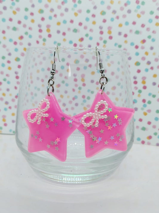 Boucles d’oreilles étoiles kawaii