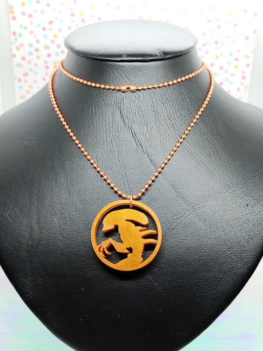 Collier Alien orange