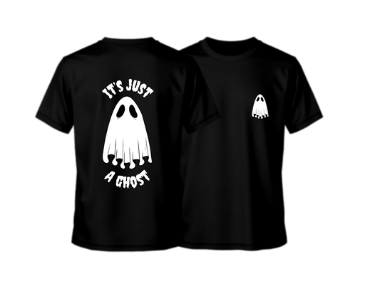 T-shirt Noir Ghost Unisexe