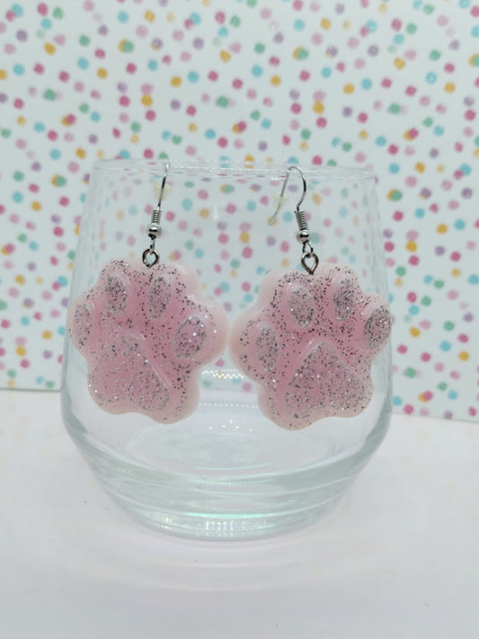 Boucles d’oreilles paw kawaii