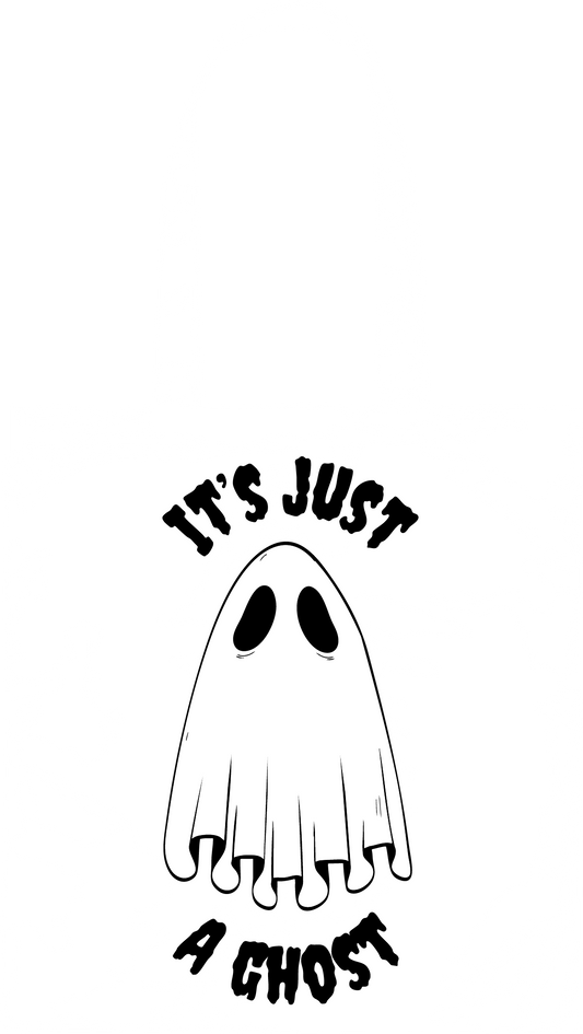 Tote Bag Blanc Ghost Coton